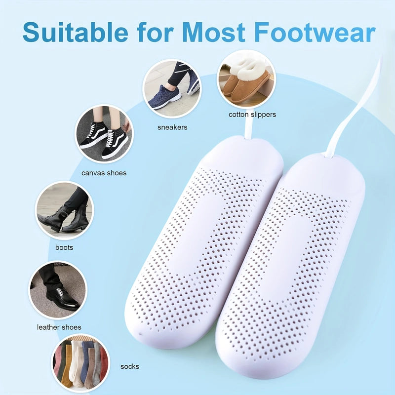 Portable Foldable Shoe & Boot Dryer with Digital Timer - Constant Temperature Home Warmth (110V US Plug)