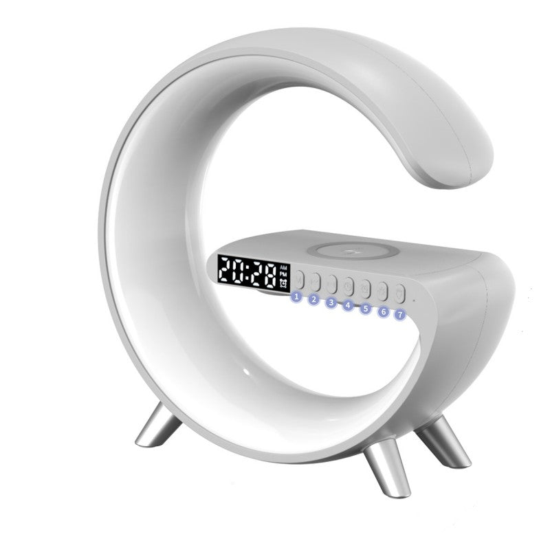 Intelligent LED Lamp Bluetooth Speake Wireless Charger Atmosphere Lamp App Control For Bedroom Home Decor