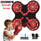 [2025 NEW] Smart Music Boxing Machine with Training System - Adjustable Speed & Volume Home Gym Equipment - Ideal Gift for Boxers