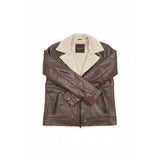 Noayle Pro Men’s Premium Cowhide Leather Jacket with Faux Shearling Lining – 100% Genuine Leather