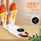 Portable Foldable Shoe & Boot Dryer with Digital Timer - Constant Temperature Home Warmth (110V US Plug)