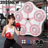 [2025 NEW] Smart Music Boxing Machine with Training System - Adjustable Speed & Volume Home Gym Equipment - Ideal Gift for Boxers