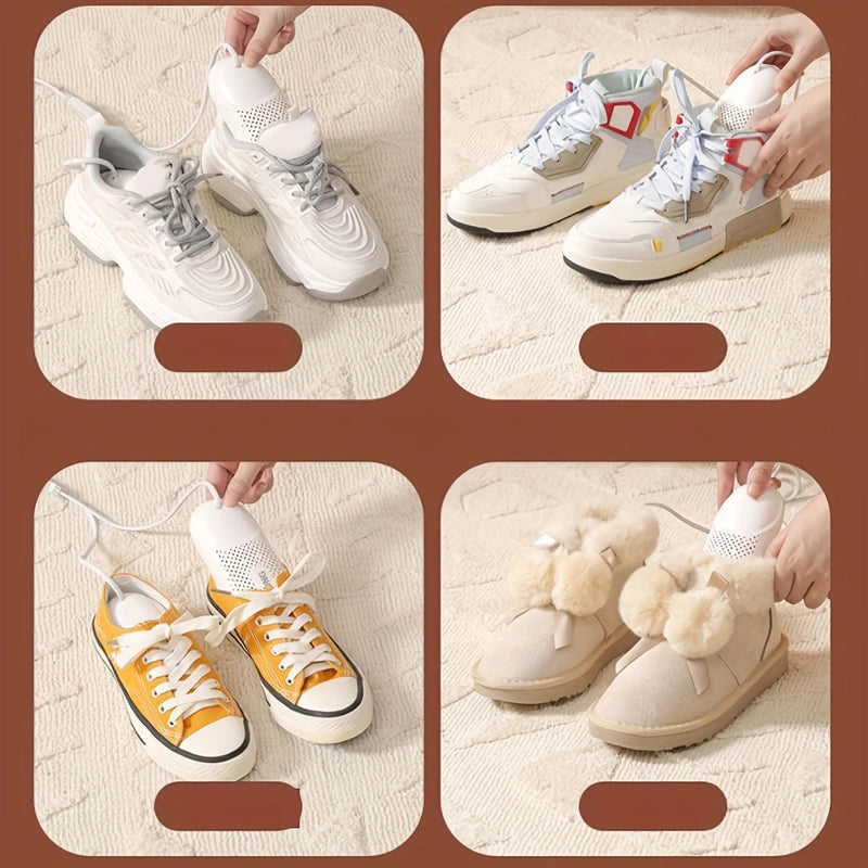 Portable Foldable Shoe & Boot Dryer with Digital Timer - Constant Temperature Home Warmth (110V US Plug)