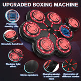 [2025 NEW] Smart Music Boxing Machine with Training System - Adjustable Speed & Volume Home Gym Equipment - Ideal Gift for Boxers