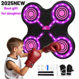 [2025 NEW] Smart Music Boxing Machine with Training System - Adjustable Speed & Volume Home Gym Equipment - Ideal Gift for Boxers