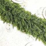 59-inch Realistic Faux Pine & Fern Greenery Garland - Versatile Indoor/Outdoor Decor for Christmas, Mantel & Farmhouse Style